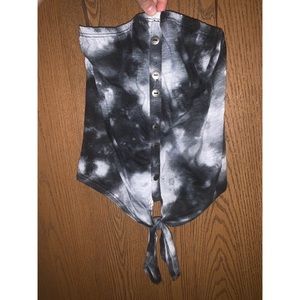 Pacsun tube top tie dye